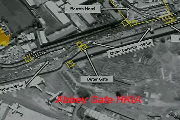 abbey gate kabul airport location
